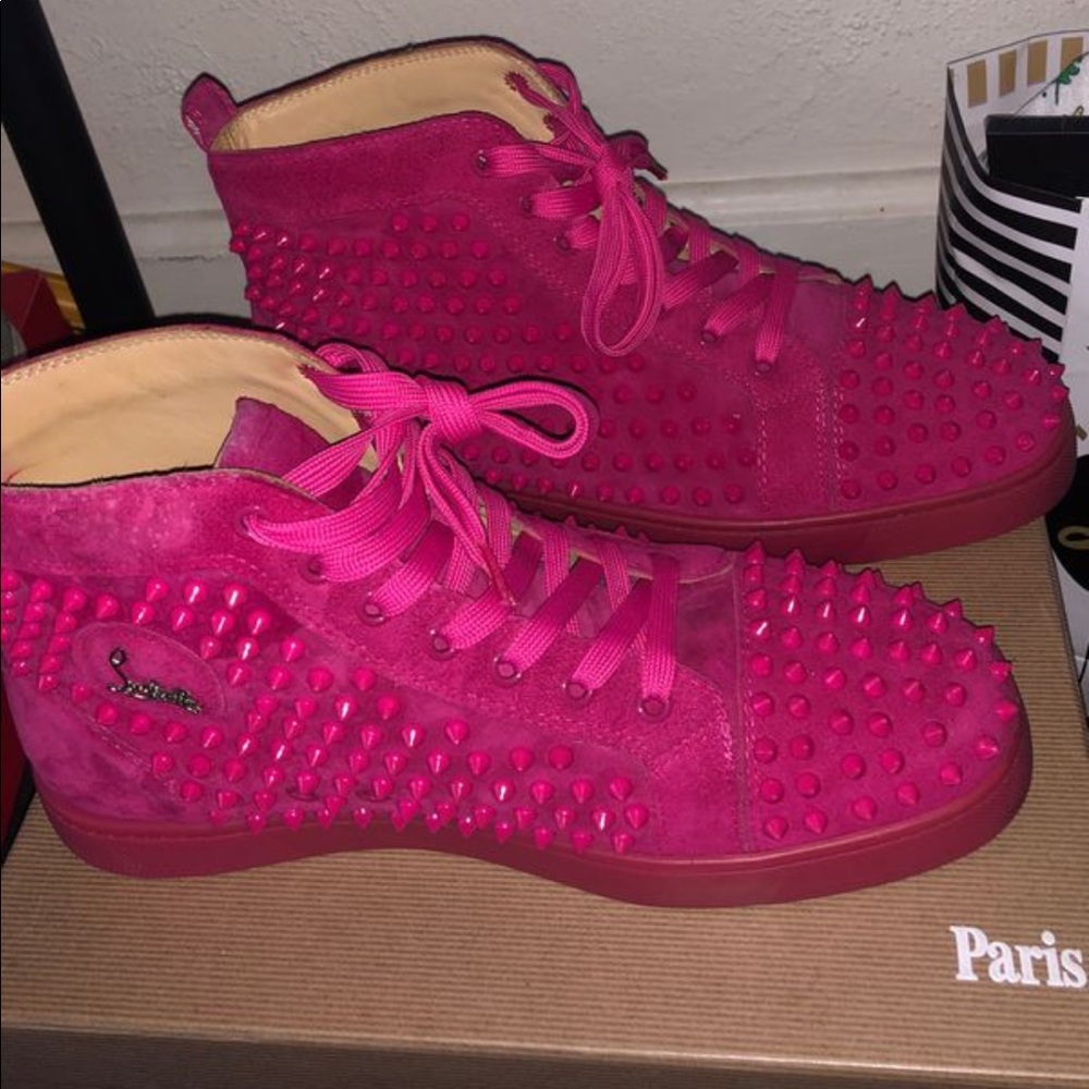 Pink Christian Louboutin Red Bottoms